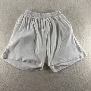 VTG Moose Creek Juno California White Cotton Terry Shorts Lounge L‎ Vacation
